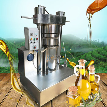 آلة صنع زيت الطعام الفولاذ المقاوم للصدأ آلة ضغط الزيت الهيدروليكي